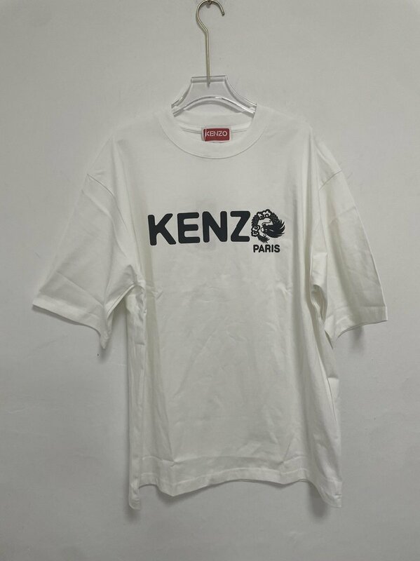 KENZO ケンゾー Boke Flower 2.0'ルーズ Tシャツ ホワイト ロゴ 半袖 中古 Mサイズ