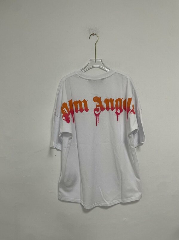 Palm Angels パームエンジェルス 22AW スプレーパーム ロゴ プリント Sprayed Palm Logo T-shirt 半袖 ホワイト サイズM