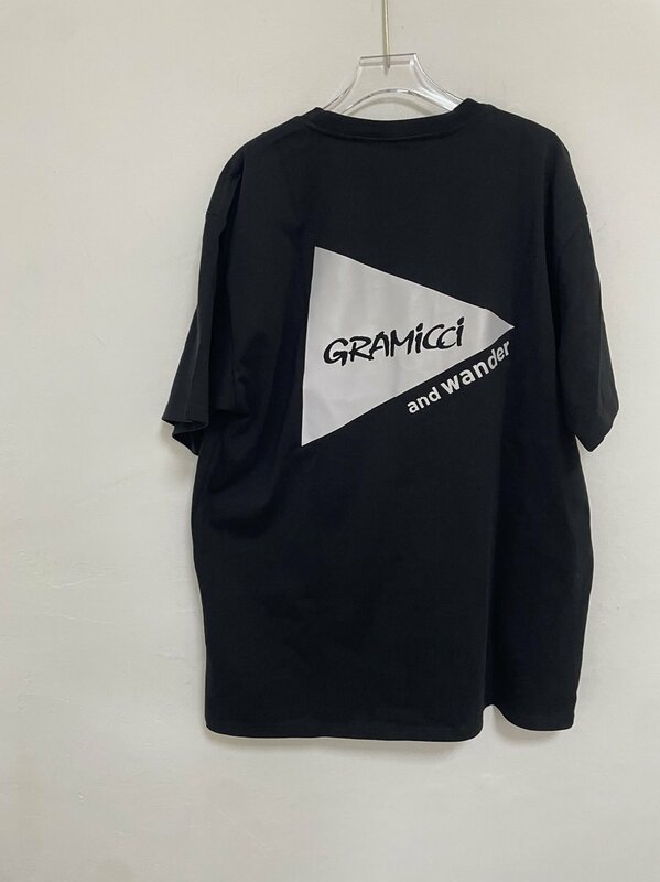 Gramicci x and wander アンドワンダー グラミチ バックプリント Tシャツ 希少 中古 XLサイズ