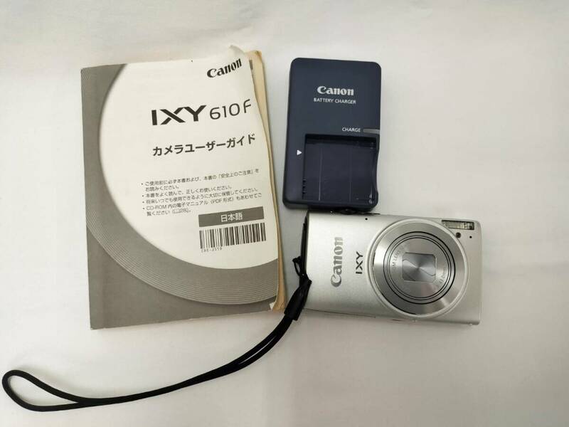 Canon　キャノン　IXY 610F　イクシー　チャージャー付き　デジタルカメラ　FULL HD Wi-Fi シルバー　現状品 通電確認済み　現状品