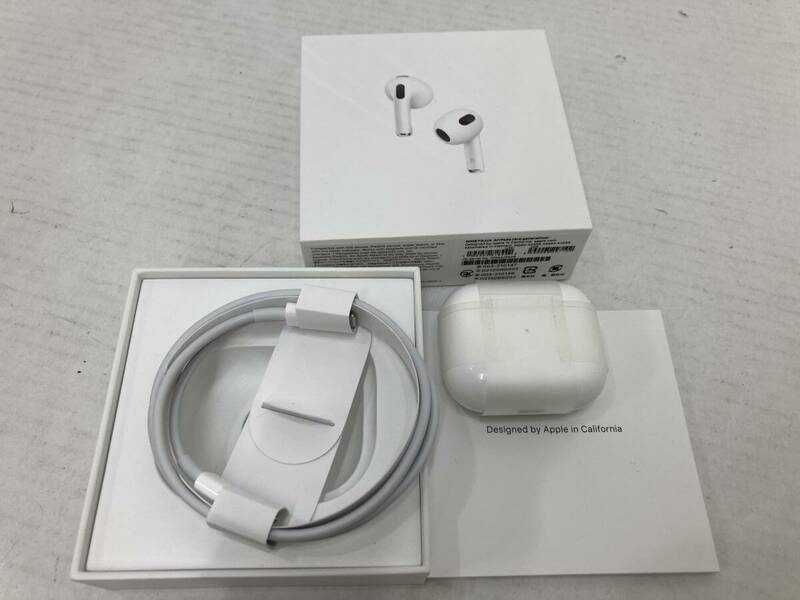 S111[LP]S18(ワイヤレスイヤホン) 中古 Apple Airpods 第3世代 MME73J/A 動作確認済み 6/25出品