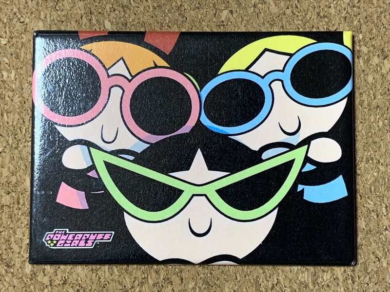 【パワーパフガールズ　グッズ　４４】マグネット　磁石　ブロッサム　バターカップ　バブルス　The Powerpuff Girls　2000年