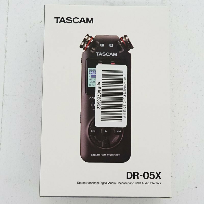 ★中古★TASCAM タスカム DR-05X ステレオオーディオレコーダー/USBオーディオインターフェース(ボイスレコーダー)★【HD423】
