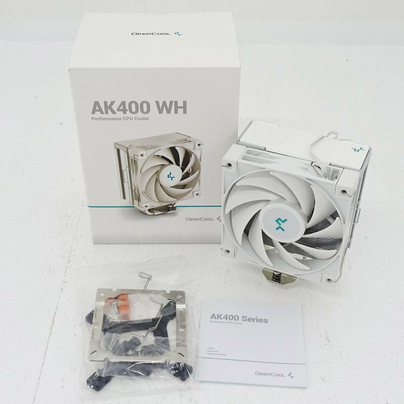 ★ジャンク★DEEPCOOL AK400 WH R-AK400-WHNNMN-G-1 現状渡し(ディープクール/CPUクーラー/CPUファン/空冷)★【HD403】