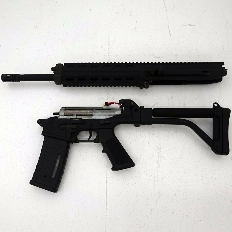 ★ジャンク★【18歳未満購入不可】VFC/SocomGear XCR STD AEG BLACK 電動ガン (ミリタリー/サバゲー)★【TY737】