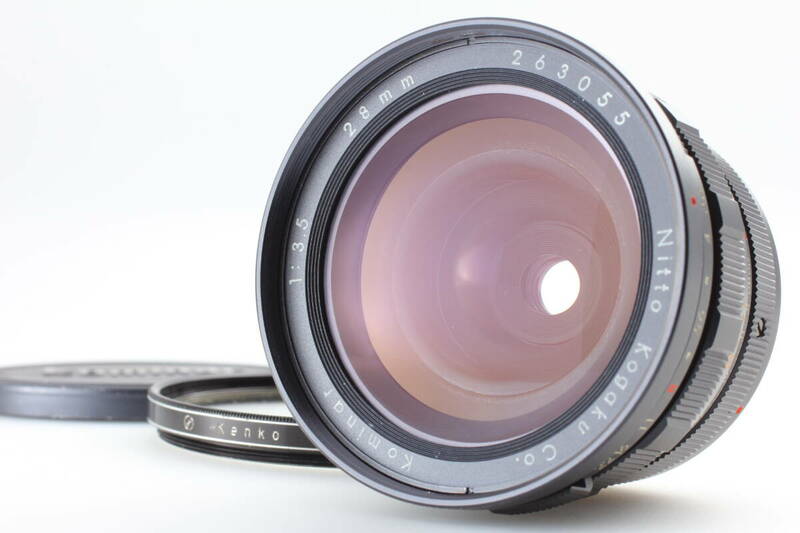 ★良品★日東光学 コミナー Kominar 28mm F3.5★ミノルタ MINOLTA MDマウント #5151