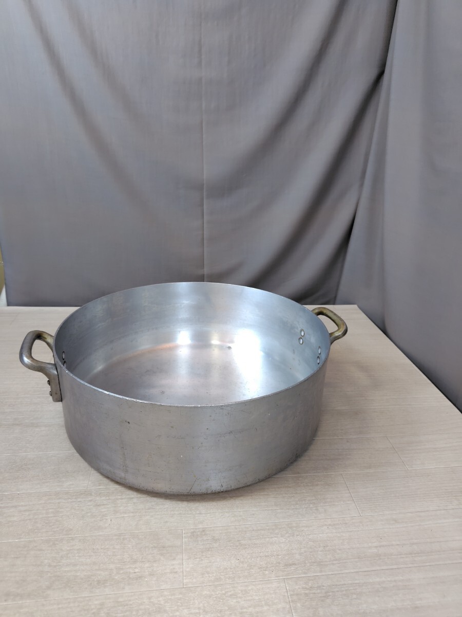 AI123】 両手鍋 業務用 調理器具 アルミ鍋 厨房用品 厨房 大鍋 アルミ製 54cm