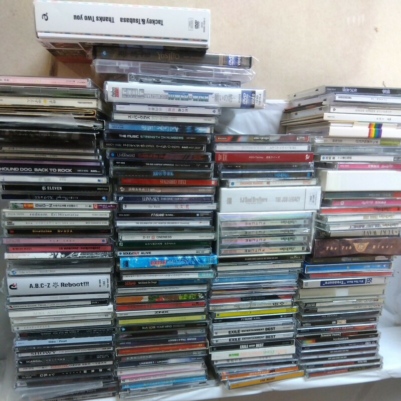 CD6☆邦楽・洋楽CDなど　約120枚　未検品　主に邦楽