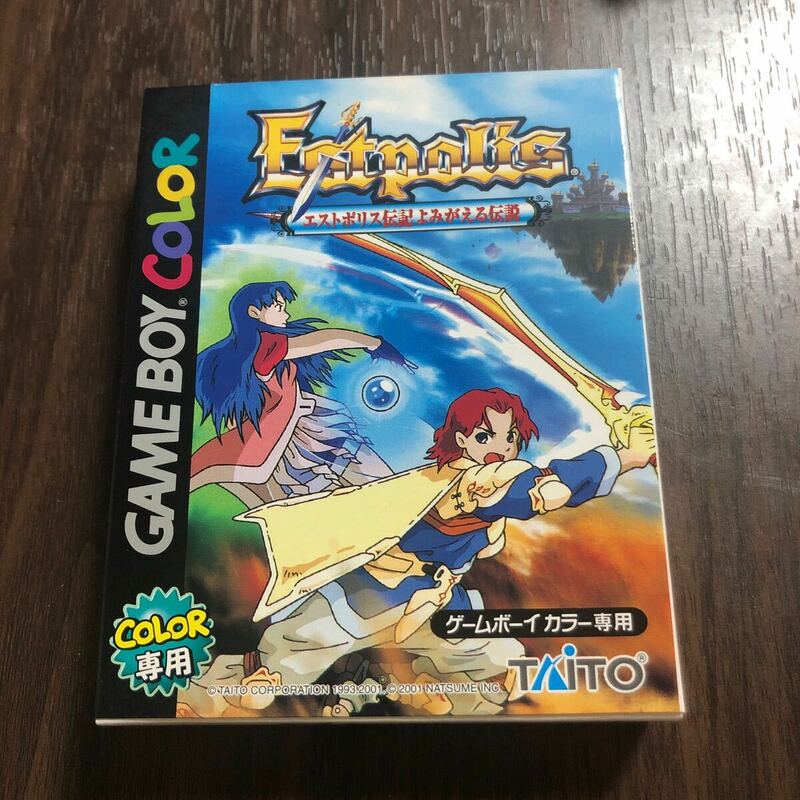 【新品未開封品】Estpolis エストポリス伝記 よみがえる伝説 TAITO タイトー CGB-P-BLCJ ゲームボーイカラー　game boy color