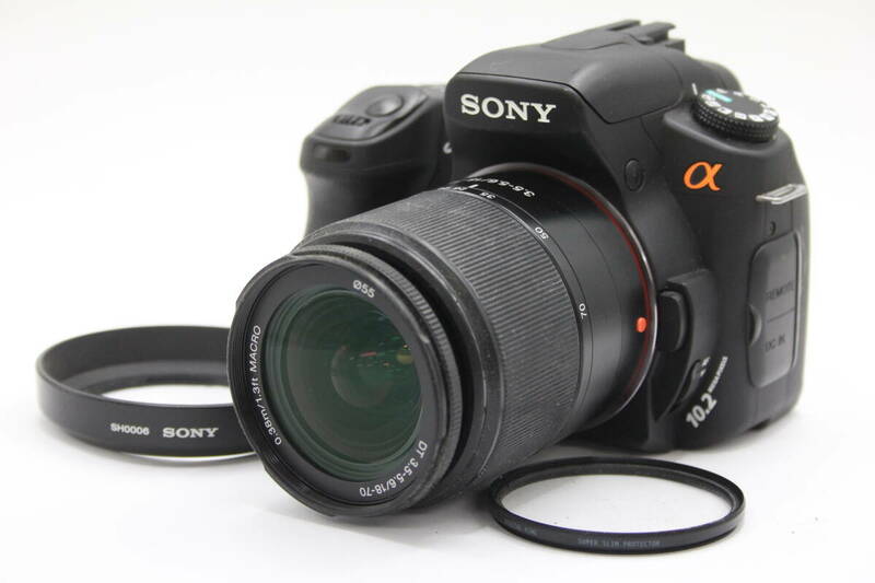 Y1279 ソニー Sony α200 DSLR-A200 DT 18-70mm F3.5-5.6 DT デジタル一眼 ボディレンズセット ジャンク