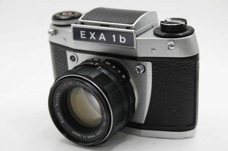 Y1304 イハゲー Ihagee Exa 1b Pentax Super-Takumar 55mm F1.8 フィルムカメラ ボディレンズセット ジャンク