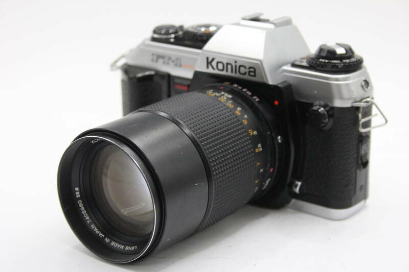Y1306 コニカ Konica FT-1 Motor Hexanon AR 135mm F3.2 フィルムカメラ ボディレンズセット ジャンク