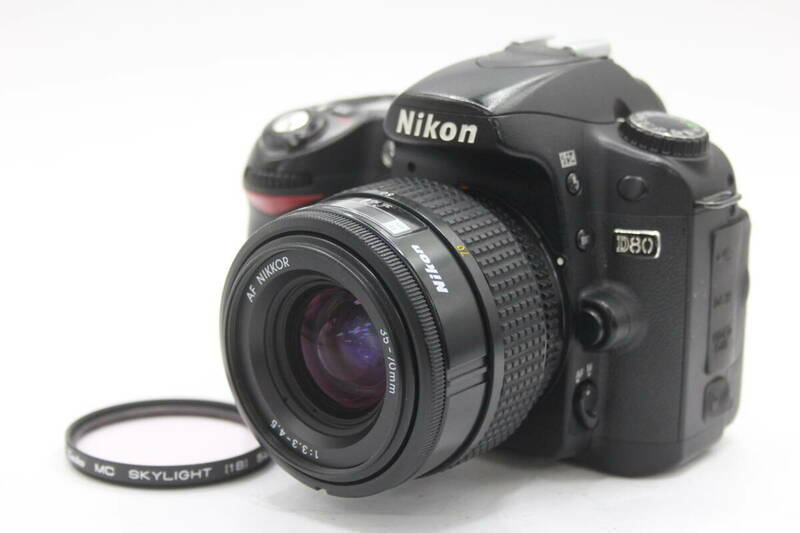 Y1323 ニコン Nikon D80 AF Nikkor 35-70mm F3.3-4.5 デジタル一眼 ボディレンズセット バッテリー付き ジャンク