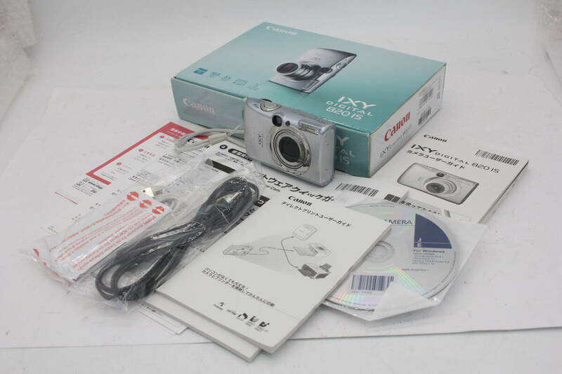 Y1329 【元箱付き】 キャノン Canon IXY Digital 820 IS コンパクトデジタルカメラ 付属品多数 ジャンク