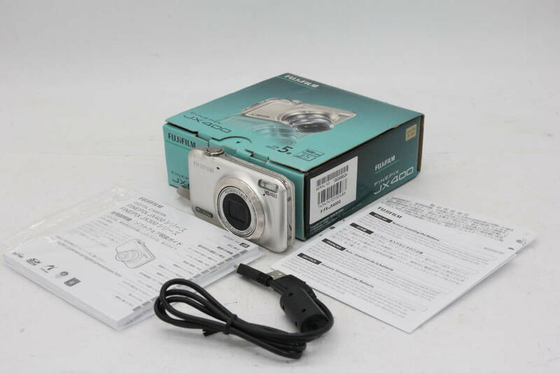 Y1336 【元箱付き】 富士フィルム Fujifilm Finepix JX400 ゴールド コンパクトデジタルカメラ 説明書・USBケーブルセット ジャンク