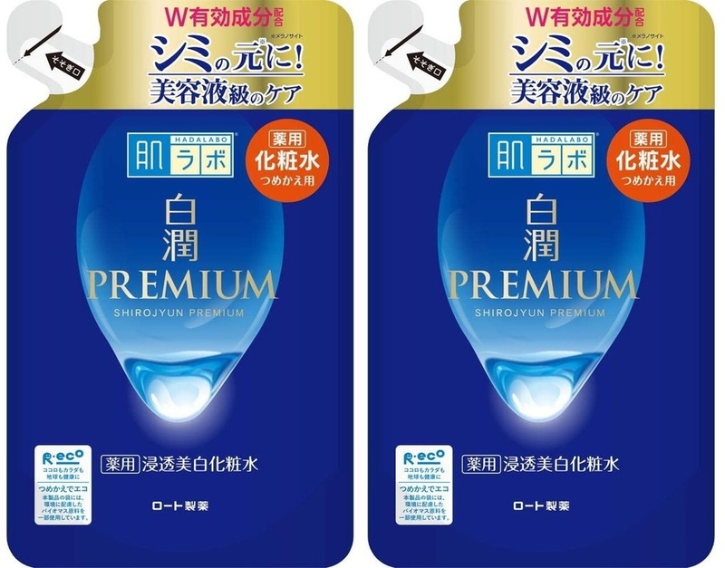 170ml×2袋　肌ラボ 白潤プレミアム　薬用浸透美白化粧水　つめかえ用　詰替　ロート製薬