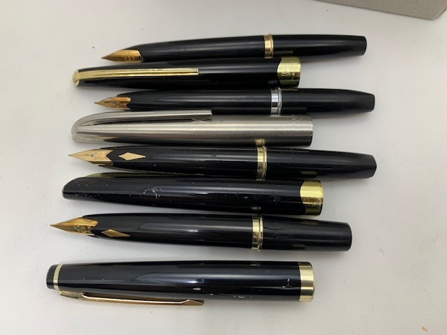 ☆1000円スタート☆ 万年筆　おまとめ　4本　PLATINUM　PILOT　ペン先　18K　◆25376