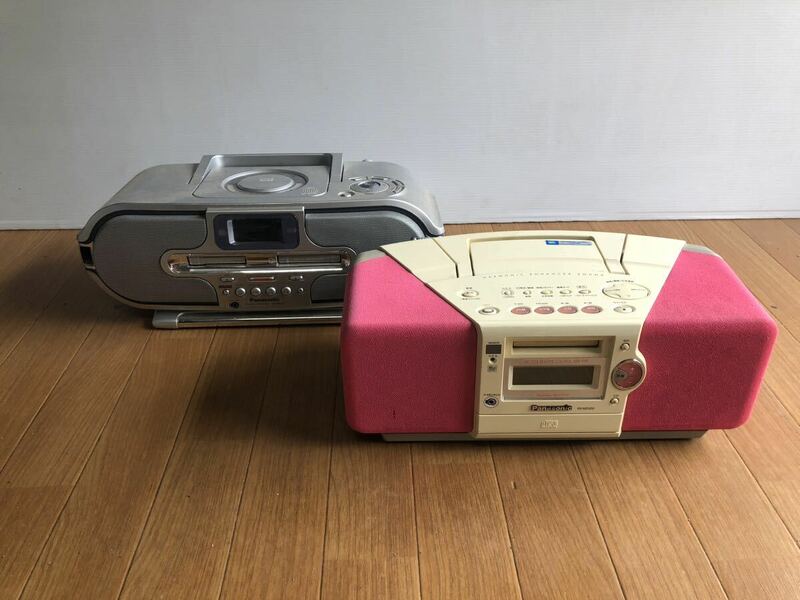 パナソニック　MD/CD/ラジオ RX-MDX50/RX-MDX77 2台