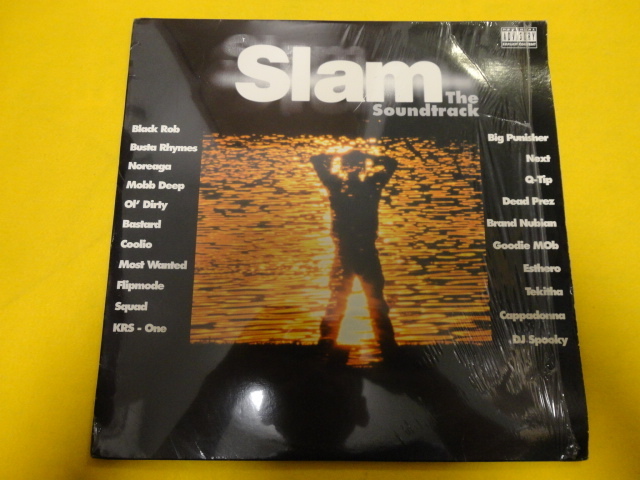 Slam - The Soundtrack シュリンク付 オリジナル原盤 2LP 名曲多数収録 Big Punisher / Black Rob / Mobb Deep / KRS-One 収録　視聴