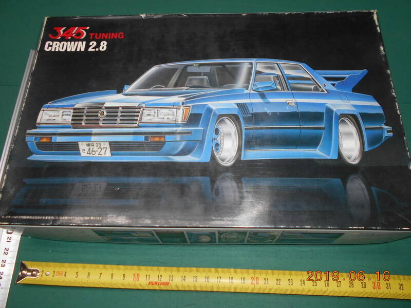 激レア　希少　フジミ sk-170 345tuning アドバン太タイヤ　OZレーシング NASAダクト1/24 鬼クラ　CROWN 2.8ロイヤルサルーン MS110