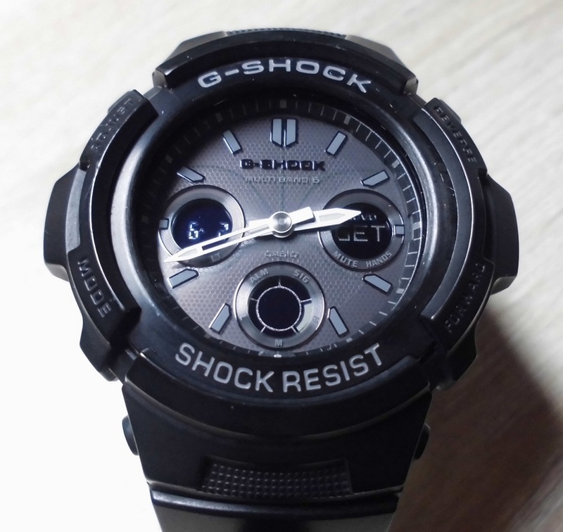 送料２２０円～！カシオ ジーショック AWG-M100B-1AJR 電波ソーラー マルチバンド6 ファイアーパッケージ CASIO G-SHOCK FIRE PACKAGE