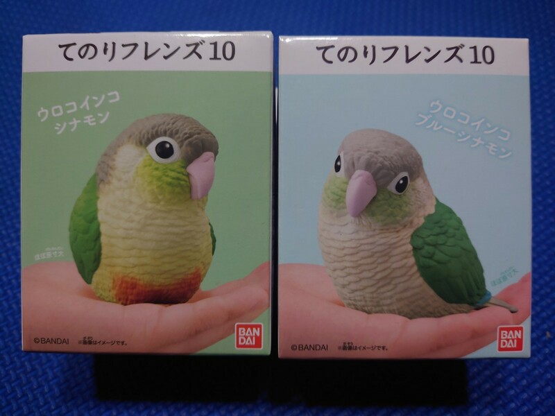 ウロコインコ【シナモンとブルーシナモン 】 ★てのりフレンズ10★未使用新品★バンダイナムコ★検索:11R234種全1256714152013141516171819