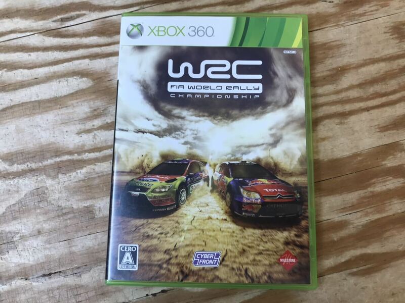 m ネコポスD WRC ① ワールドラリーチャンピオンシップ XBOX360 ソフト WORLD RALLY CHAMPIONSHIP ※動作未確認、ケース傷み有り