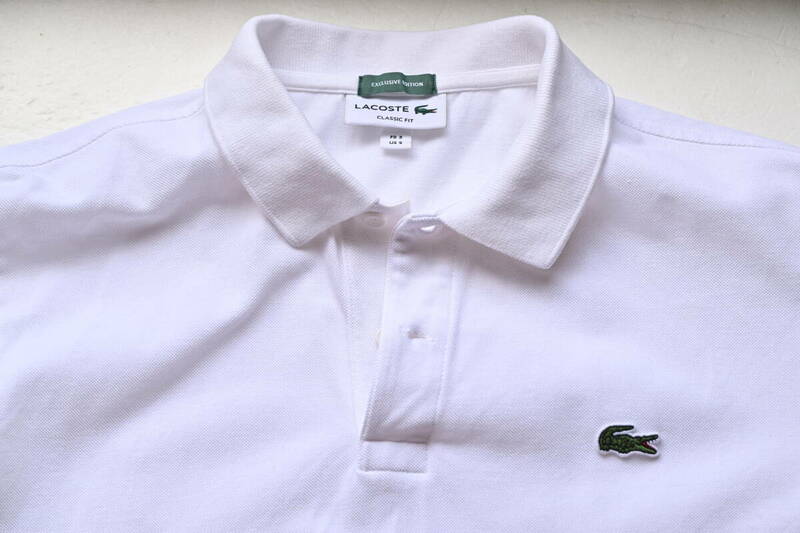 LACOSTE BEAMS 別注　ポロシャツ　白　3