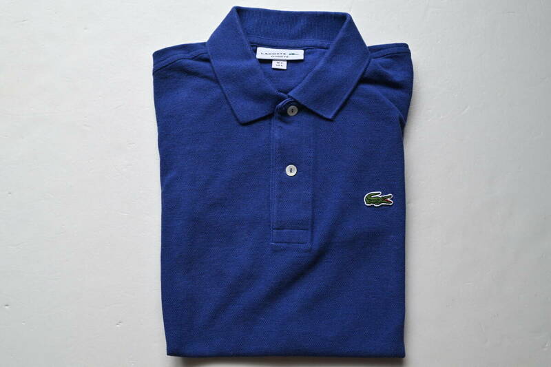 LACOSTE　ラコステ 日本製ポロシャツ　L1264AL　濃いブルー　3