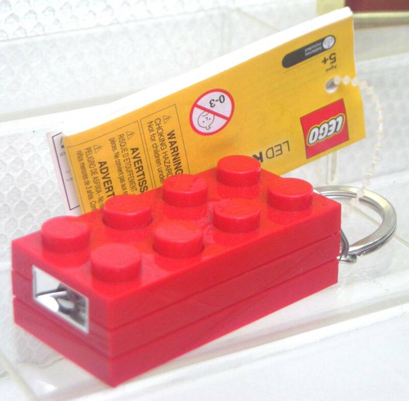 LEGO レゴ LED KEY LIGHT LEDライト付き キーホルダー 赤 レッド