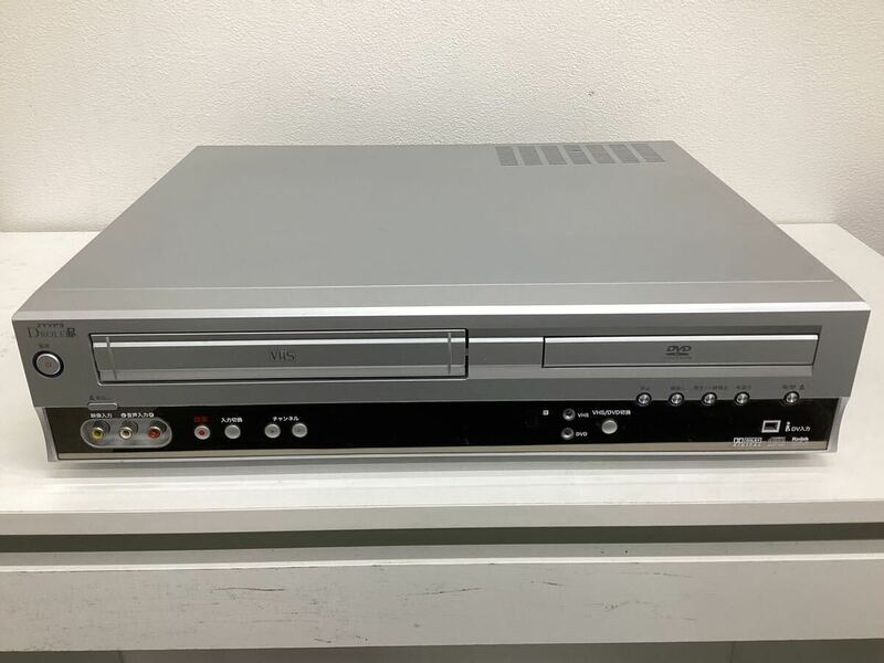 ZTYP3 VHS/DVDレコーダー ZTO-264 ビデオデッキ リモコンなし 【現状品】