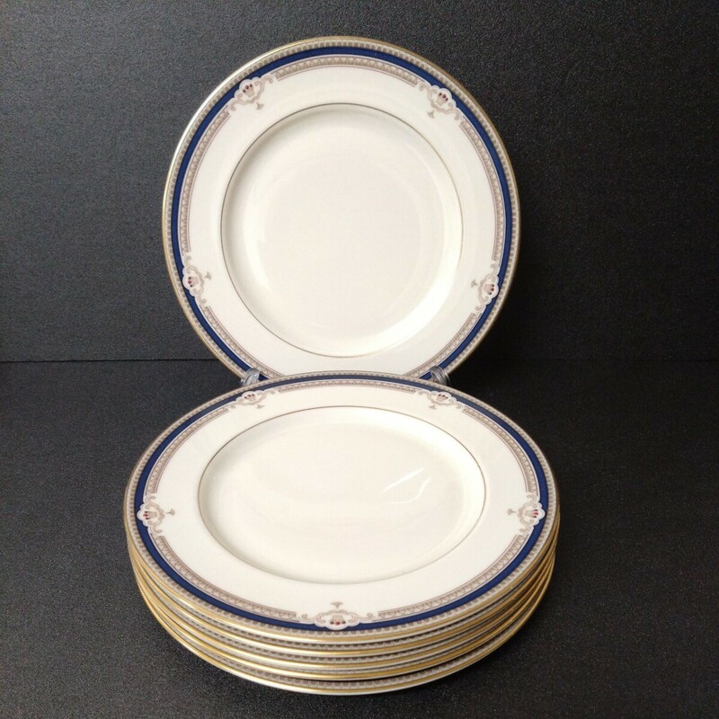 Lenox Buchanan　dinner plate 6peaces レノックス　ブキャナン　6枚　元箱なし　洋食器 食器 大皿 ディナープレート 金彩　27cm