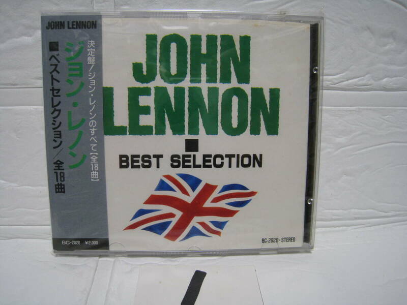 NO.1　美品　廃盤　CD　ジョン・レノン ベスト・セレクション 全18曲 BC-2020 帯付き