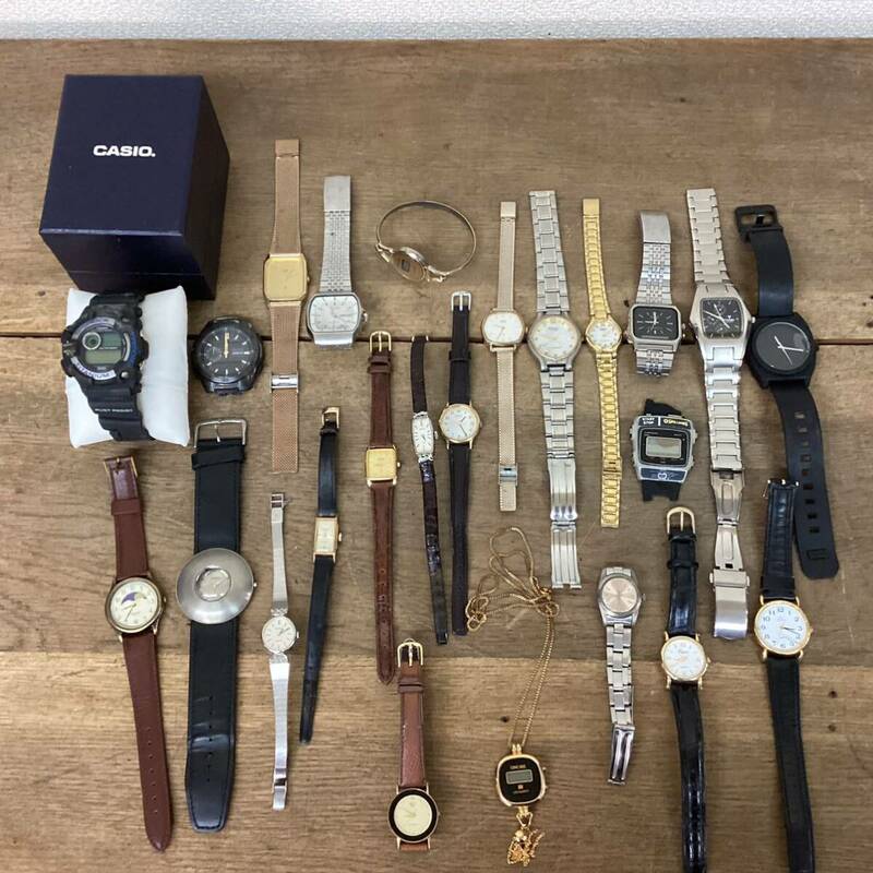 腕時計 豪華24点まとめ売り☆SEIKO/CASIO/CITIZEN//ORIENTChandor/klaeuse/Papini/GX/KRONEなど。80サイズゆうパック発送 兵庫発