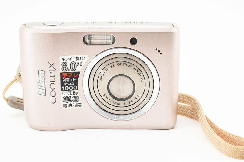 ★美品★Nikon Coolpix L15 ニコン　クールピクス ピンク デジカメ コンパクトカメラ コンデジ#517