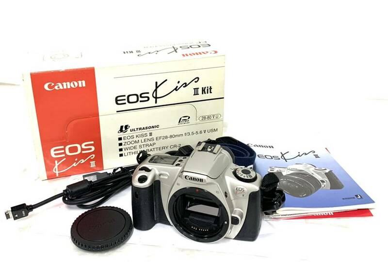 Canon キヤノン キャノン カメラ 付属品 現状品 ボディ EOS Kiss Ⅲ フィルムカメラ カg