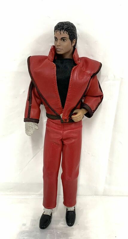 当時物 フィギュア コレクション Michael Jackson Thriller Doll Vintage マイケルジャクソン全長約29.5cm カ4
