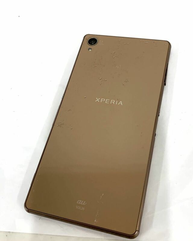 スマートフォン Xperia SOL26 au 現状品 付属品充電器無し 使用感あり カg