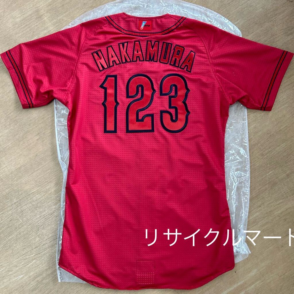 レア 希少 広島東洋カープ 中村貴浩　123番 プロコレ ユニフォーム デサント　 Lサイズ プロモデル 2023年 ビジター プロコレクション
