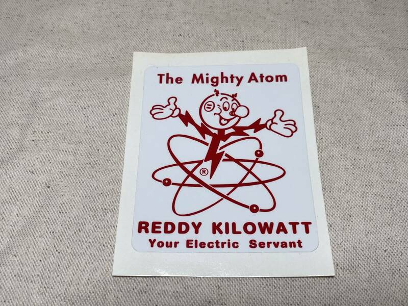 ☆ 未使用！ 【REDDY KILOWATT】 アメリカ雑貨 レディキロワット ステッカー③ ☆彡