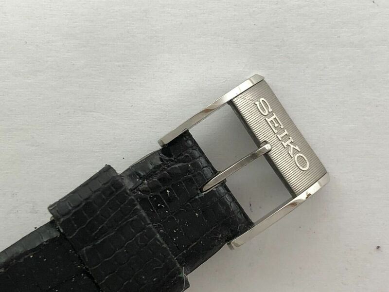 SEIKO セイコー 尾錠 ステンレス バックル 腕時計 シルバーカラー 純正品 ビンテージ 15㎜ デットストック