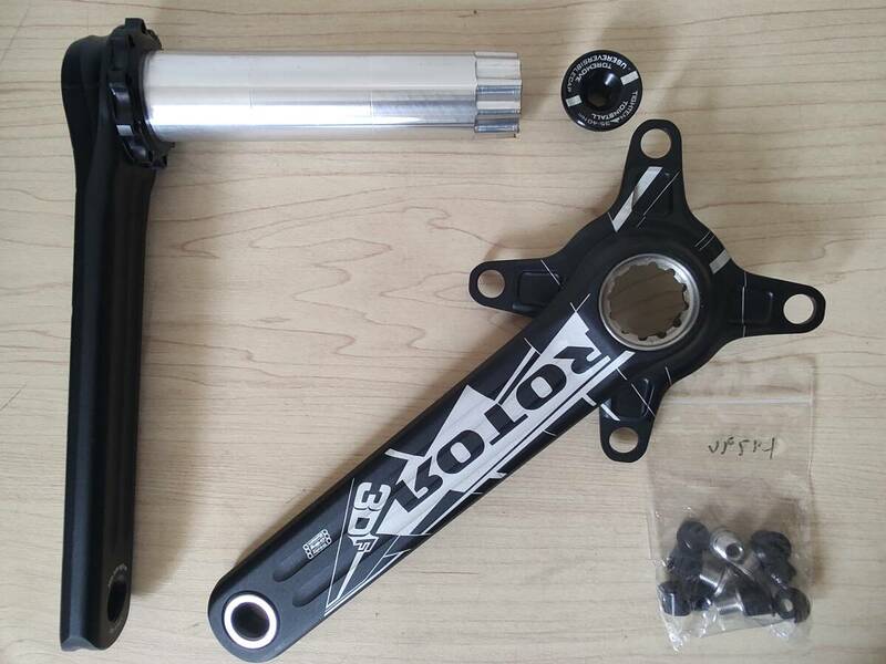 ROTOR ローター 3DF　MTB用トリプル　φ30mm　175mm　PCD104mm/64mm　未使用　送料無料