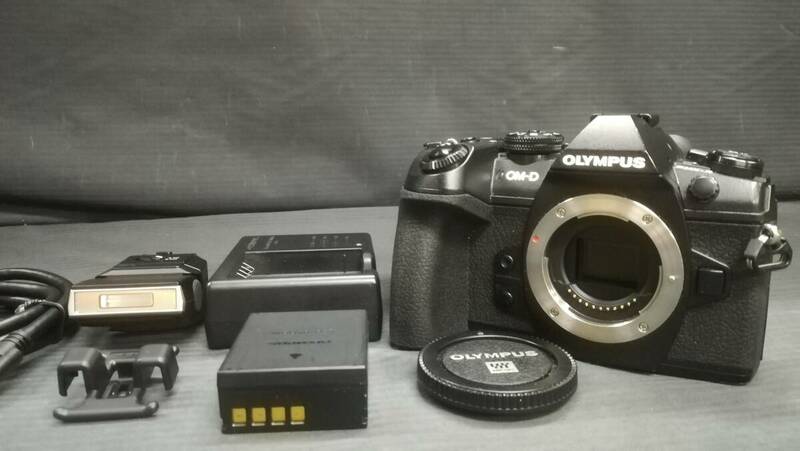 【良品♪】OLYMPUS オリンパス OM-D E-M1 Mark Ⅱ ボディ 2037万画素 ミラーレス 一眼 カメラ/動作品