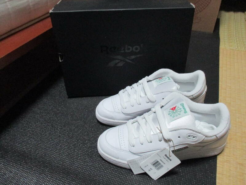 【新品未使用・送料800円】BEAMS × Reebok CLUB C BULC Unisex FTWWHT/GLEGRN/FTWW US12 30cm ビームス リーボック ホワイト グリーン