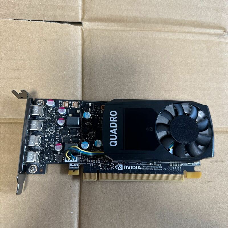 （A-1）nVIDIA Quadro P620 ロープロファイル 動作確認品