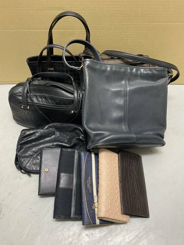 【MC9.4YR】1円スタート バッグ 財布おまとめ COACH Samantha Thavasa 長財布 ハンドバッグ コインケース ショルダーバッグ 10点以上 