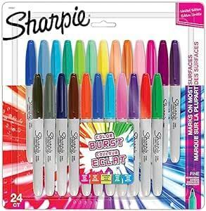 Sharpie シャーピー カラーバースト 油性マーカー 24色セット F 中字 油性ペン 194955