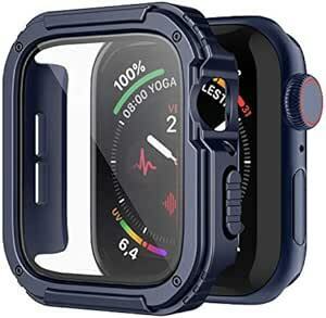 WASPO コンパチブル Apple watch ケース 頑丈 38mm 高感度強化フィルム付き アップルウォッチケース 保護カバ