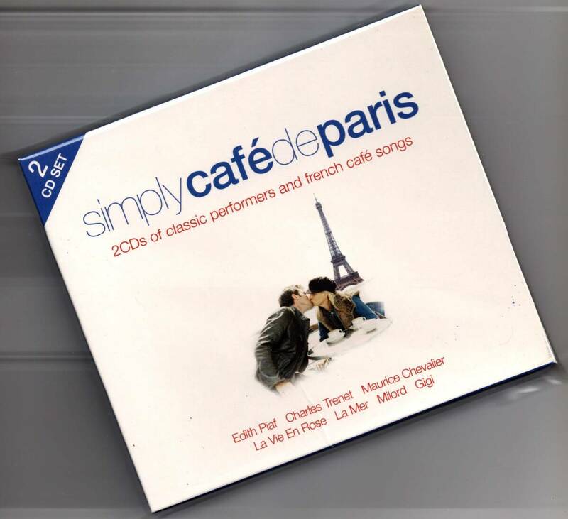 Simply Cafe De Paris シンプルカフェ・ド・パリ 2 枚組 CD La mer Charles Trenet Edith Piaf Jean Sablon