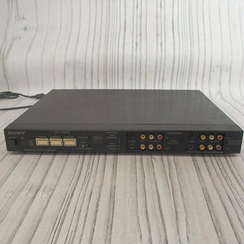 f002l mise SONY VIDEO/AUDIO SELECTOR SB-V550 セレクター 通電OK